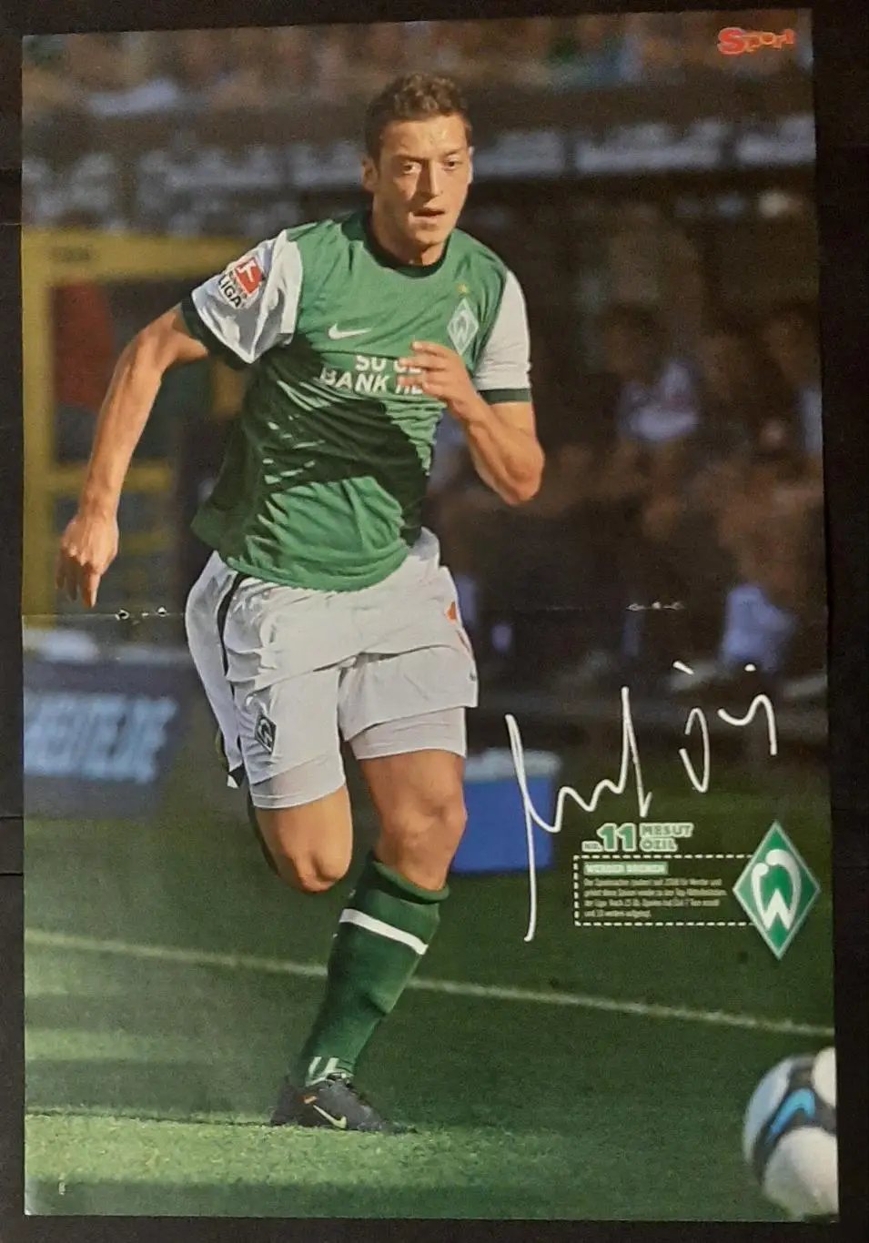 Постер двосторонній Озіл /Мюллер з журналу Bravo Sport 2010