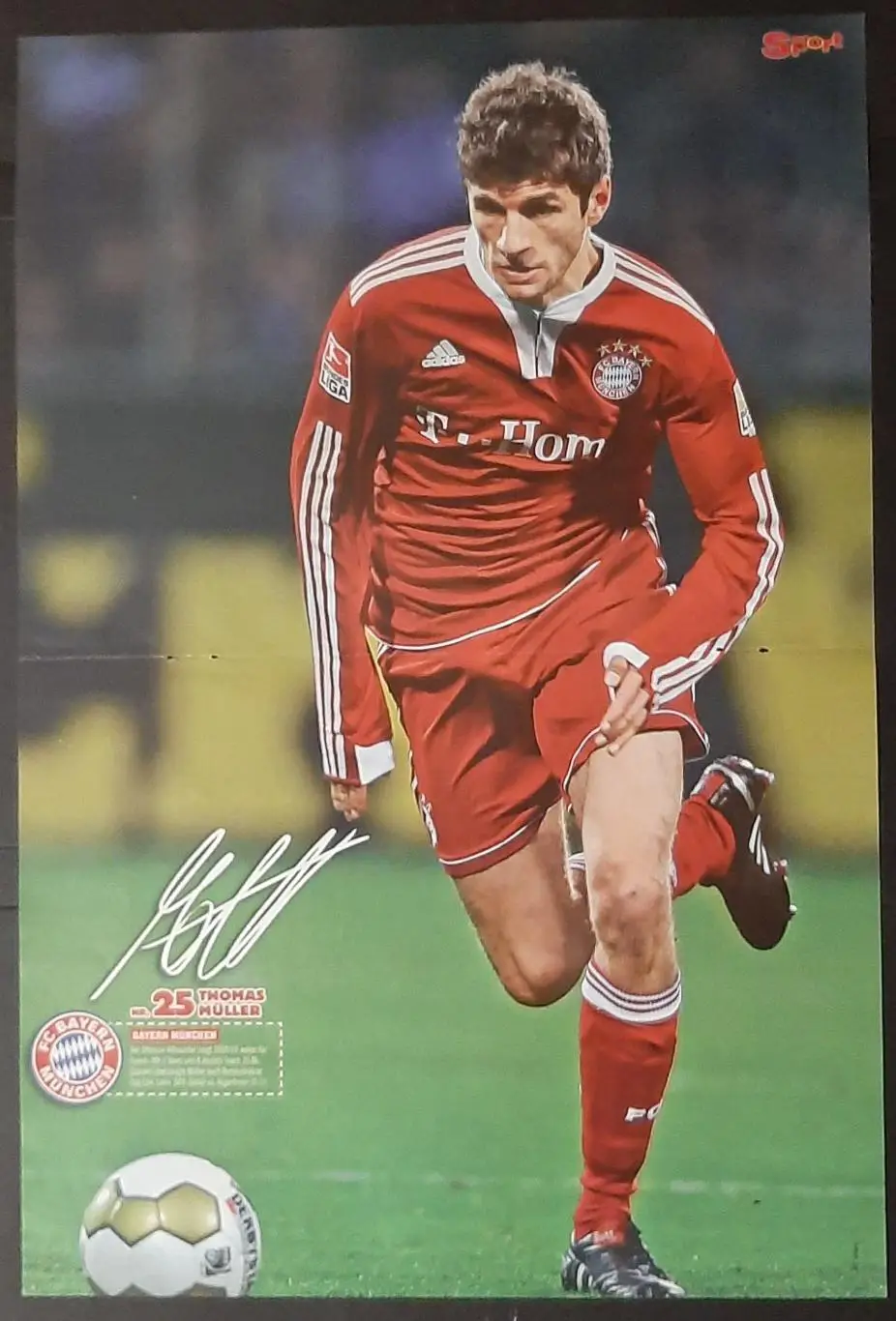 Постер двосторонній Озіл /Мюллер з журналу Bravo Sport 2010 1