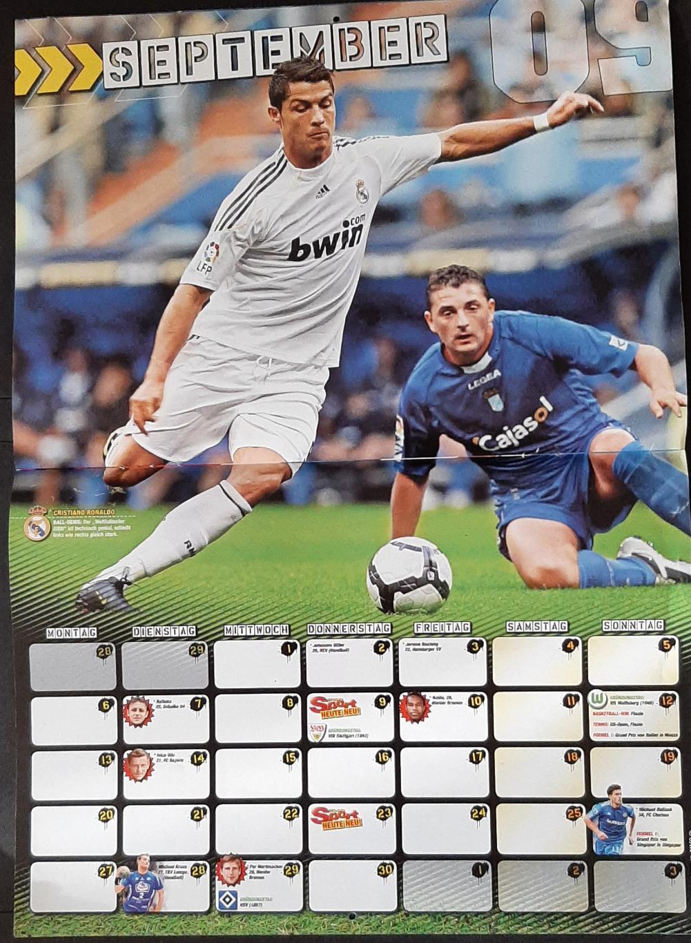 Календар настінний 2010 Bravo Sport 5