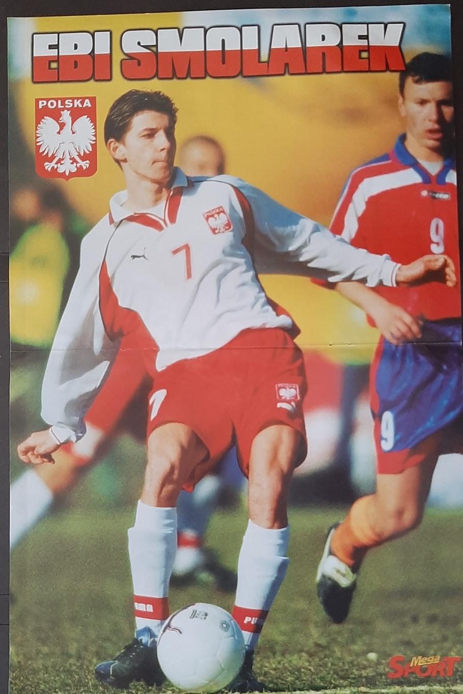 Постер двосторонній Мендьєта / Смолярек з журналу Mega Sport (Польща) 2001 1
