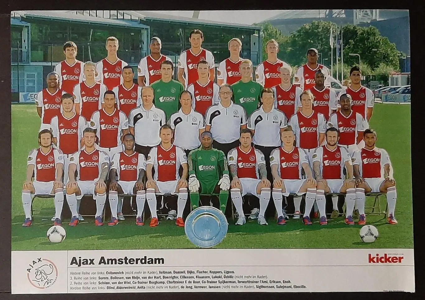 Постер Аякс з журналу Kicker 2012