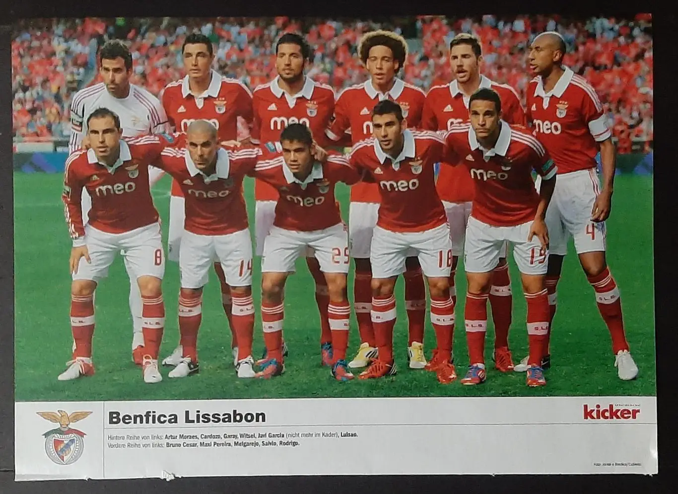Постер Бенфіка з журналу Kicker 2012
