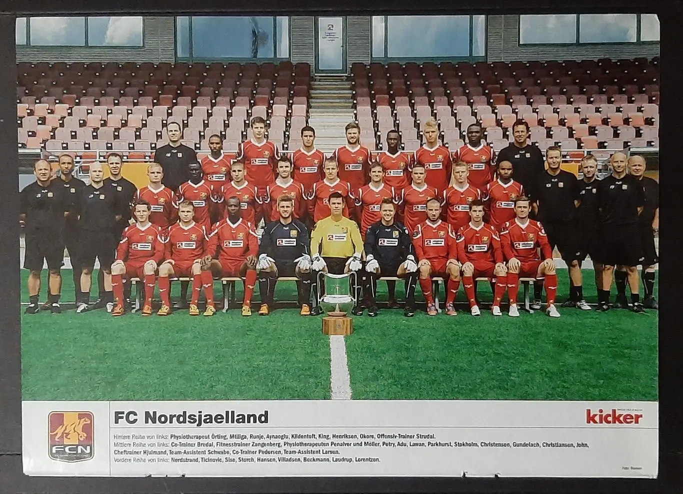 Постер Норшелланн Данія з журналу Kicker 2012