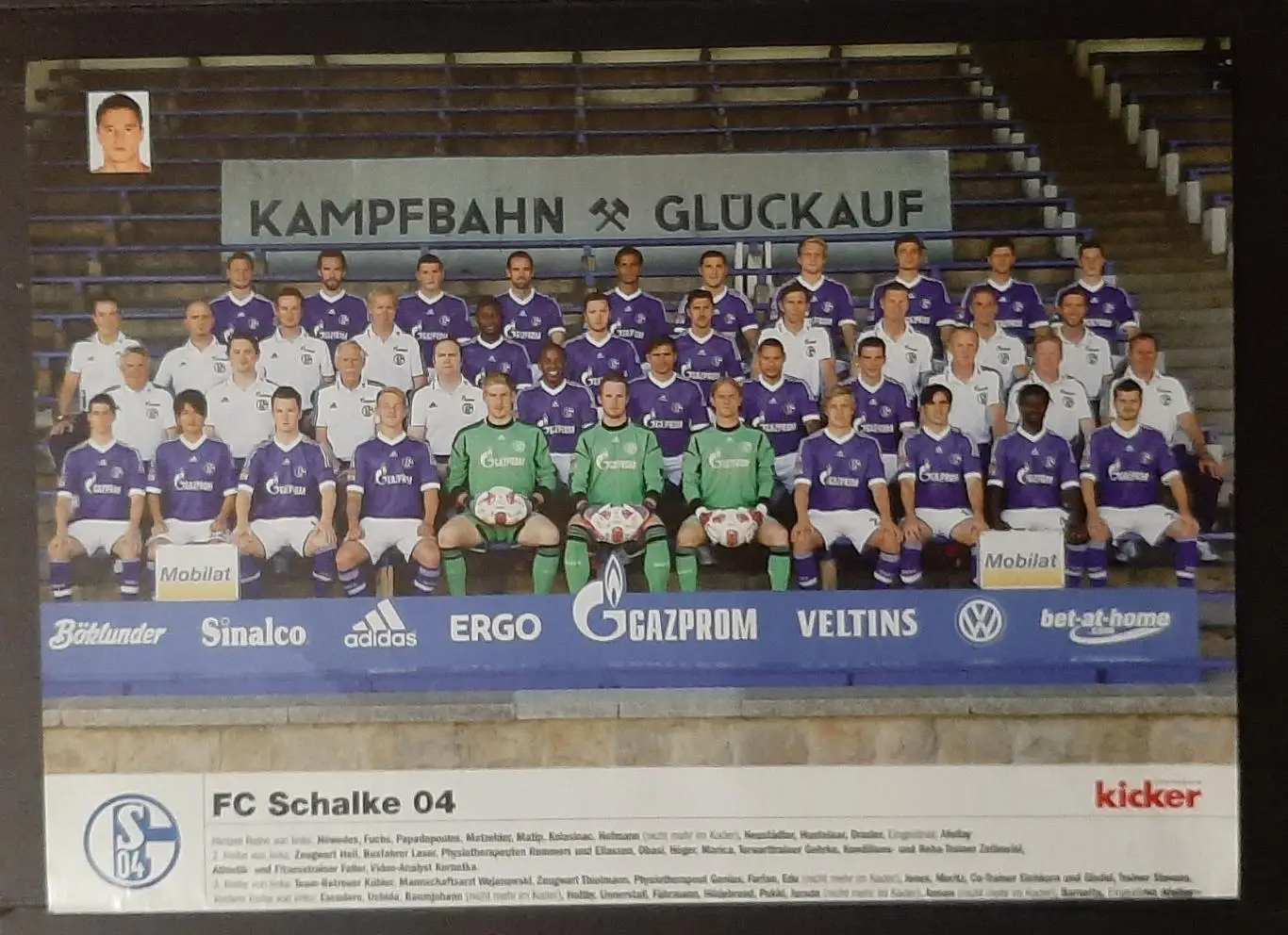 Постер Шальке 04 з журналу Kicker 2012