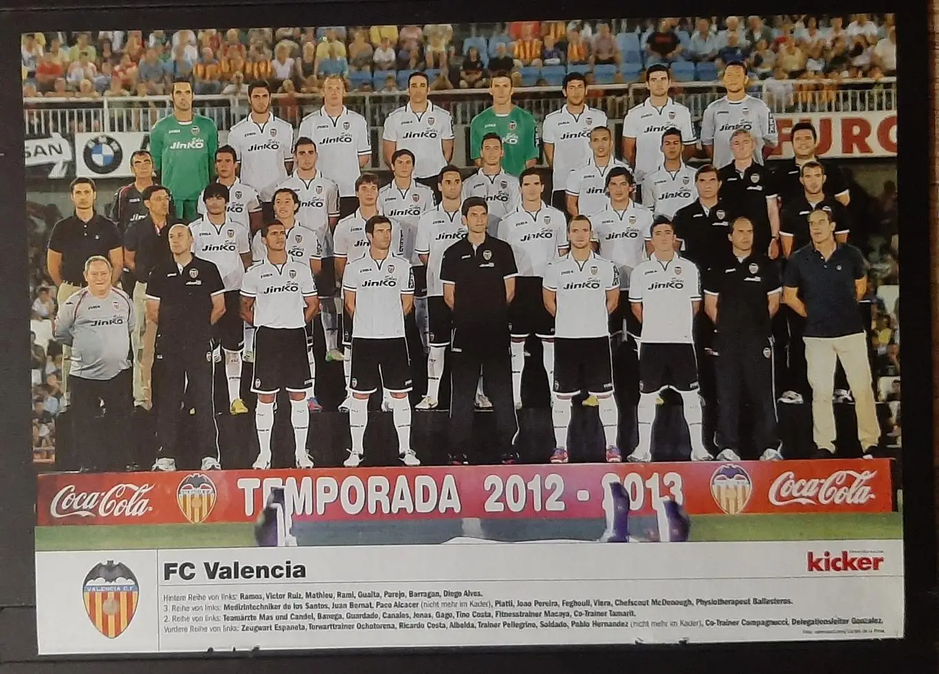 Постер Валенсія з журналу Kicker 2012