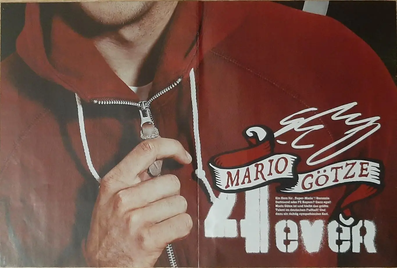 Постер двосторонній з двох частин Маріо Гетце / Леброн Джеймс, downhill -action 3