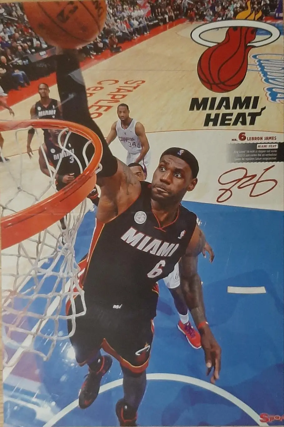 Постер двосторонній з двох частин Маріо Гетце / Леброн Джеймс, downhill -action 4