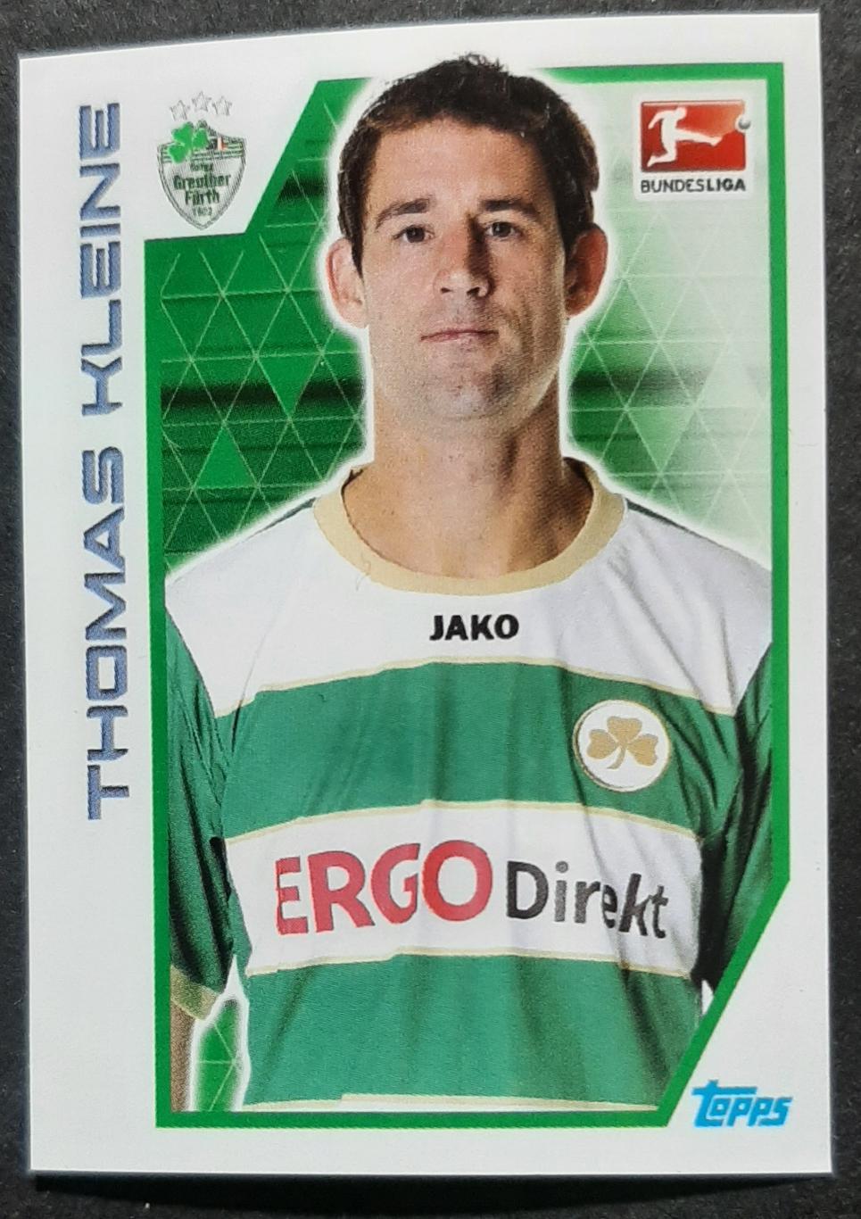 Наклейка Topps Бундесліга 2012/13 #108 Kleine Гройтер Фюрт