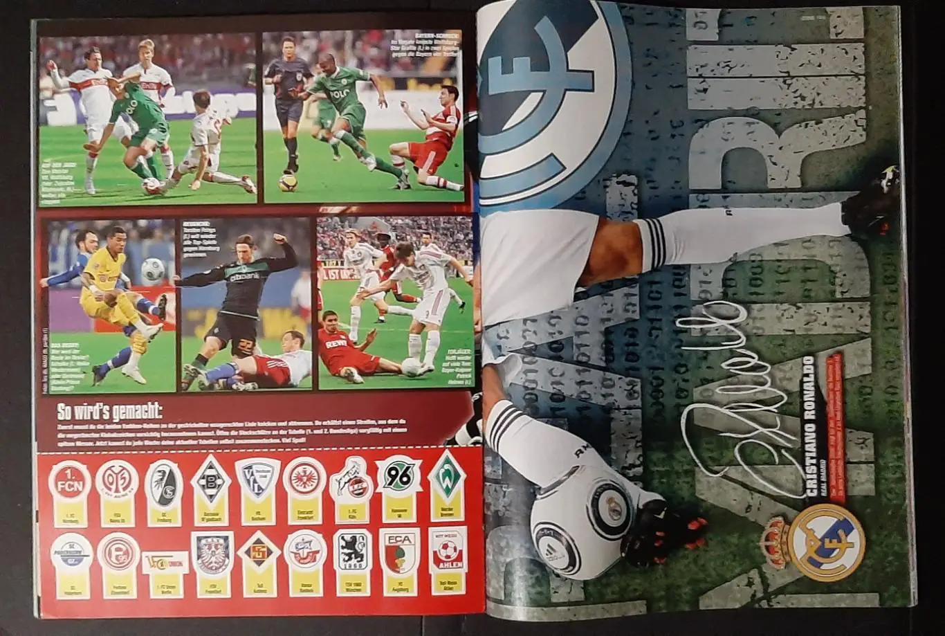 Bravo Spоrt 2009 Постери двосторонні Феттель - Тимощук; Кака - Роналду.Формат А3 6