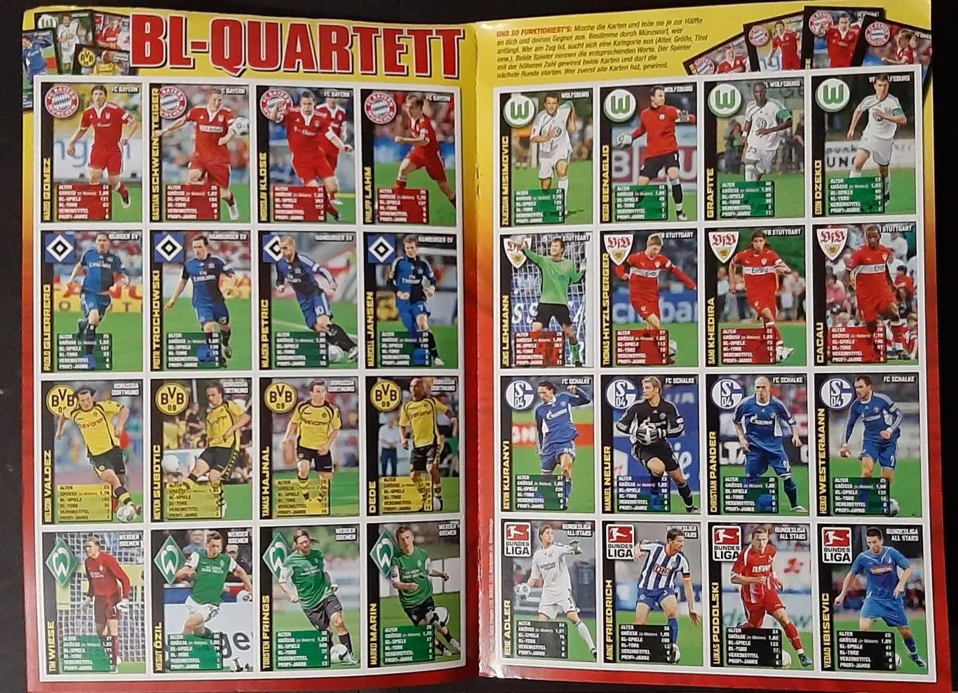 Bravo Sport 2009 постери двосторонні Зе Роберто - Шумахер, Харді - Маріо Гомес 5