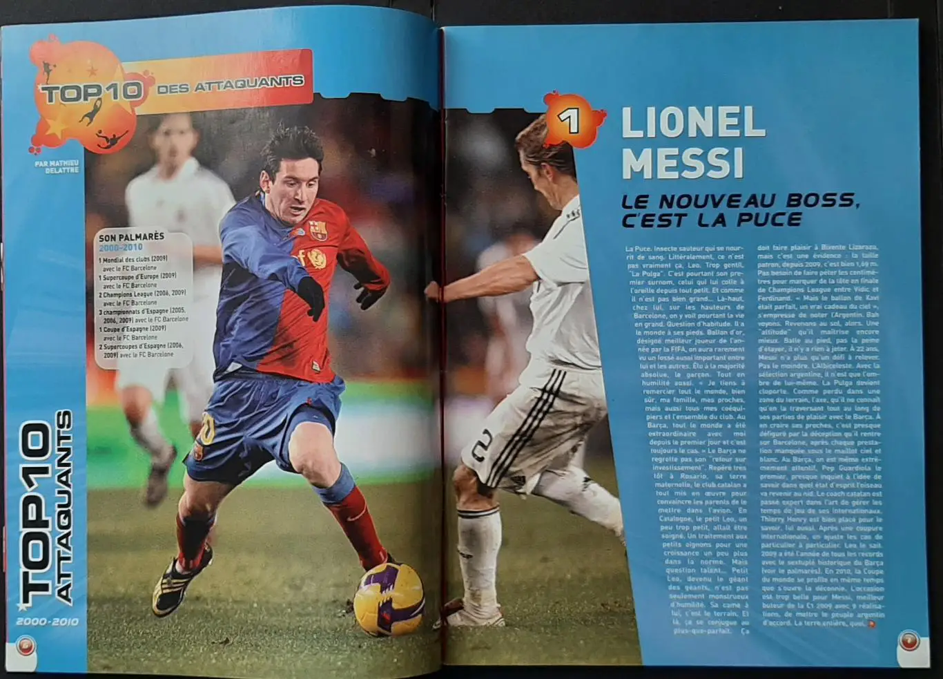 Журнал Planete foot 2010 Постер двосторонній Зідан та збірна десятиріччя 1