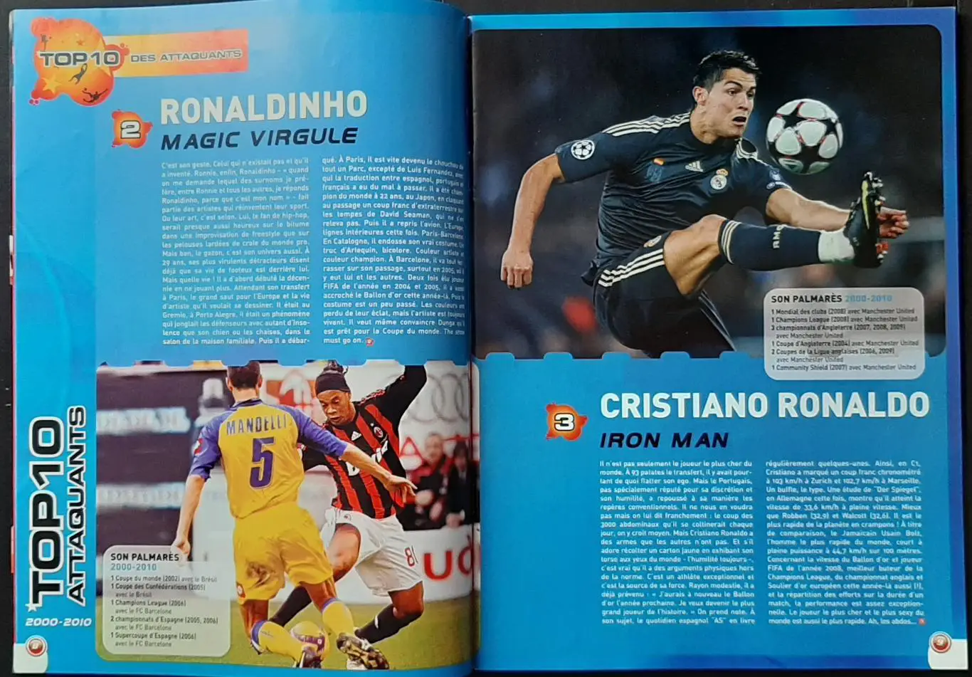 Журнал Planete foot 2010 Постер двосторонній Зідан та збірна десятиріччя 2