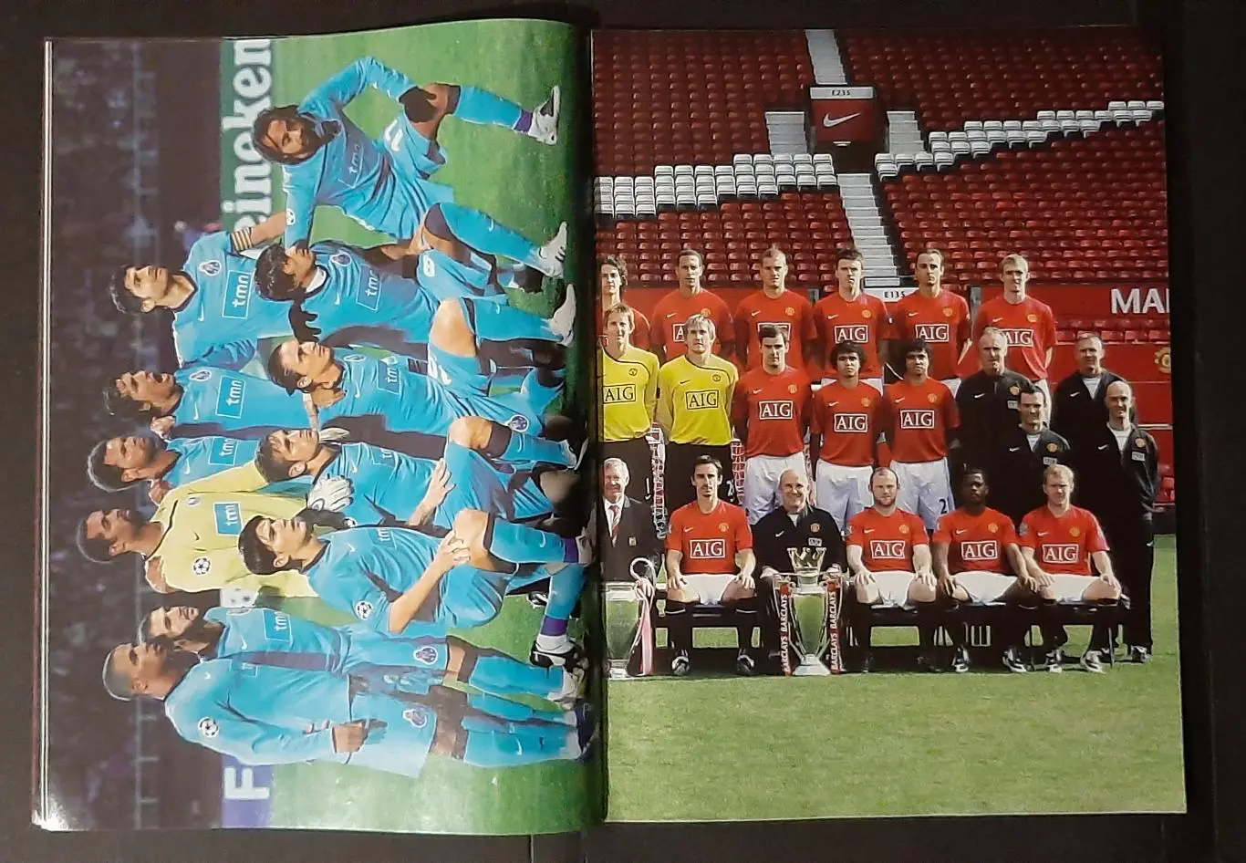 Футбол спецвипуск Ліга Чемпіонів 2008/09 плей- офф Постери команд 4