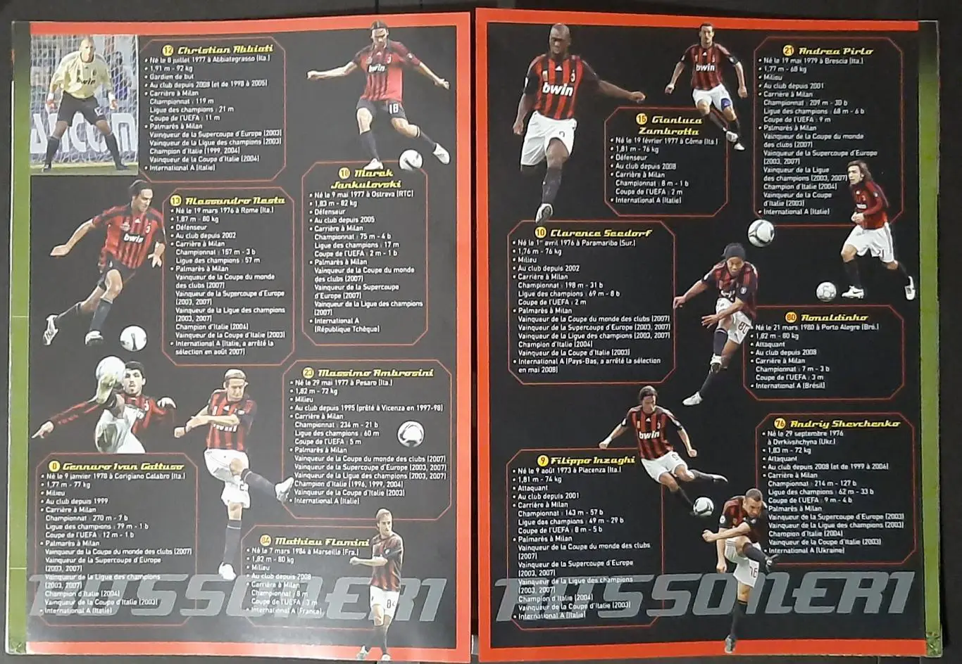 Planete Foot грудень 2008 - січень 2009 Постер Мілан 4