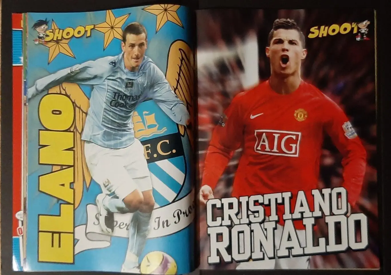 Shoot 2008 Постери Елано,Роналду,Крауч,Артета,Анелька,Деку,Робіньо... 2