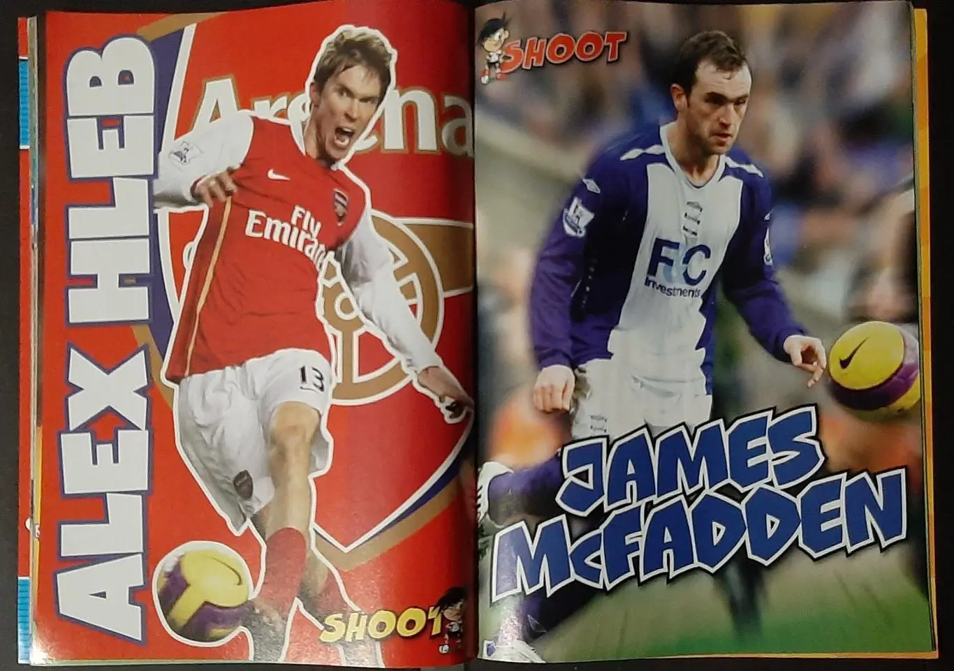 Shoot 2008 Постери Елано,Роналду,Крауч,Артета,Анелька,Деку,Робіньо... 3