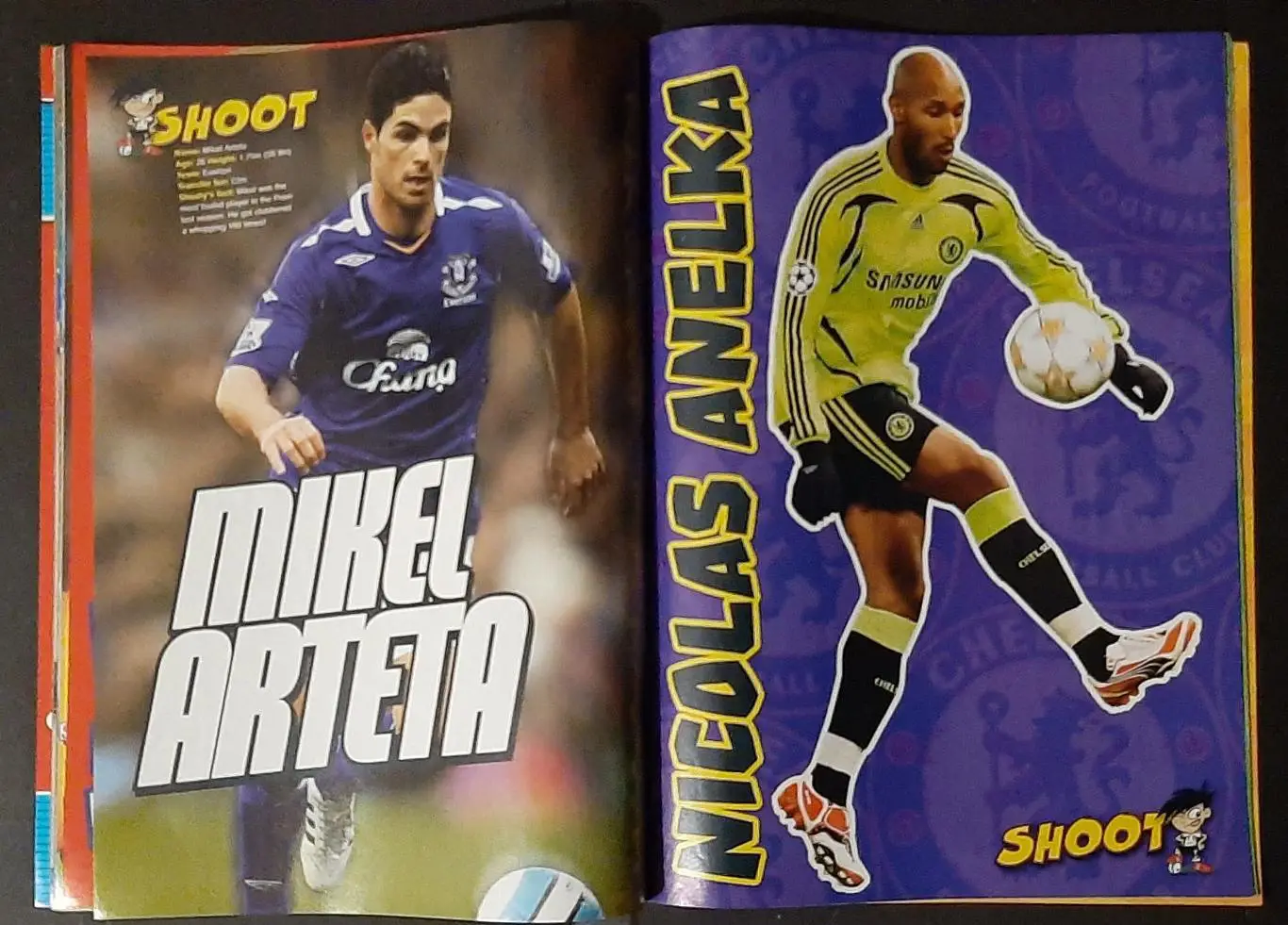 Shoot 2008 Постери Елано,Роналду,Крауч,Артета,Анелька,Деку,Робіньо... 4