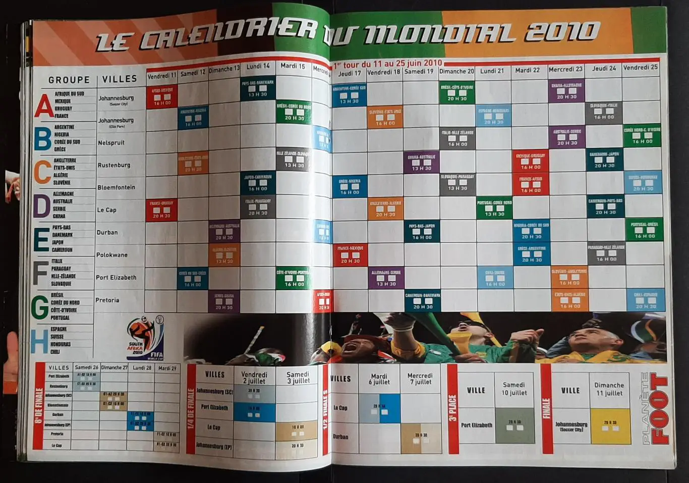 Planete Foot 2010 Представлення команд до Чемпіонату світу 6