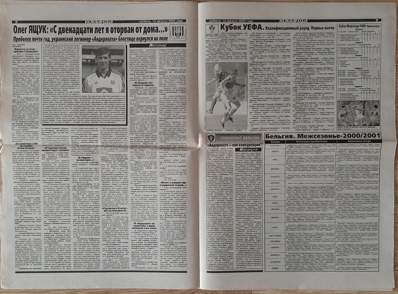 Команда #148 (12.08.2000) Ворскла - Работнічкі ; Д.Христич 3