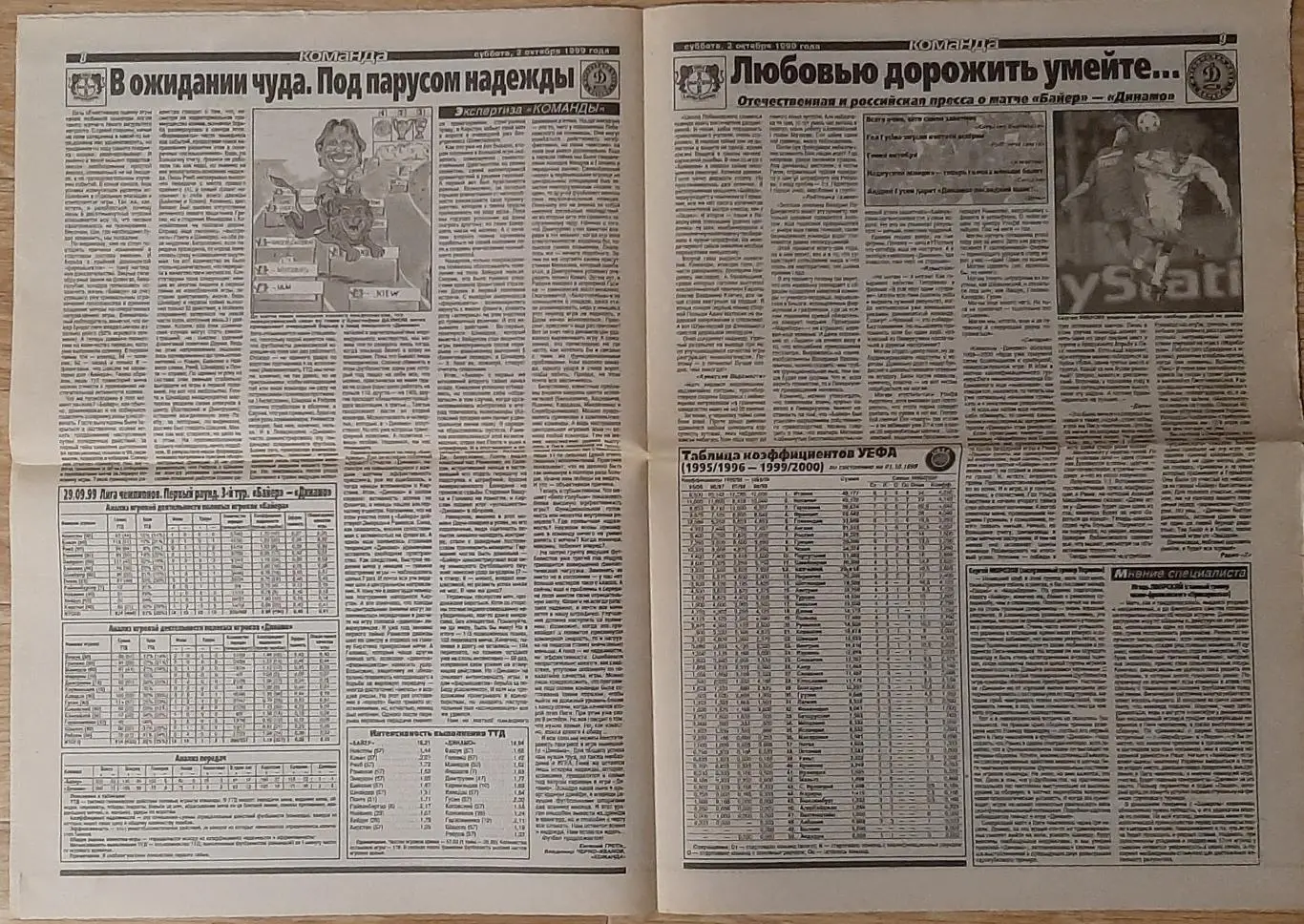 Команда #181 (02.10.1999) Шахтар - Рода, Карпати - Гельсінгборг,Кривбас - Парма 4