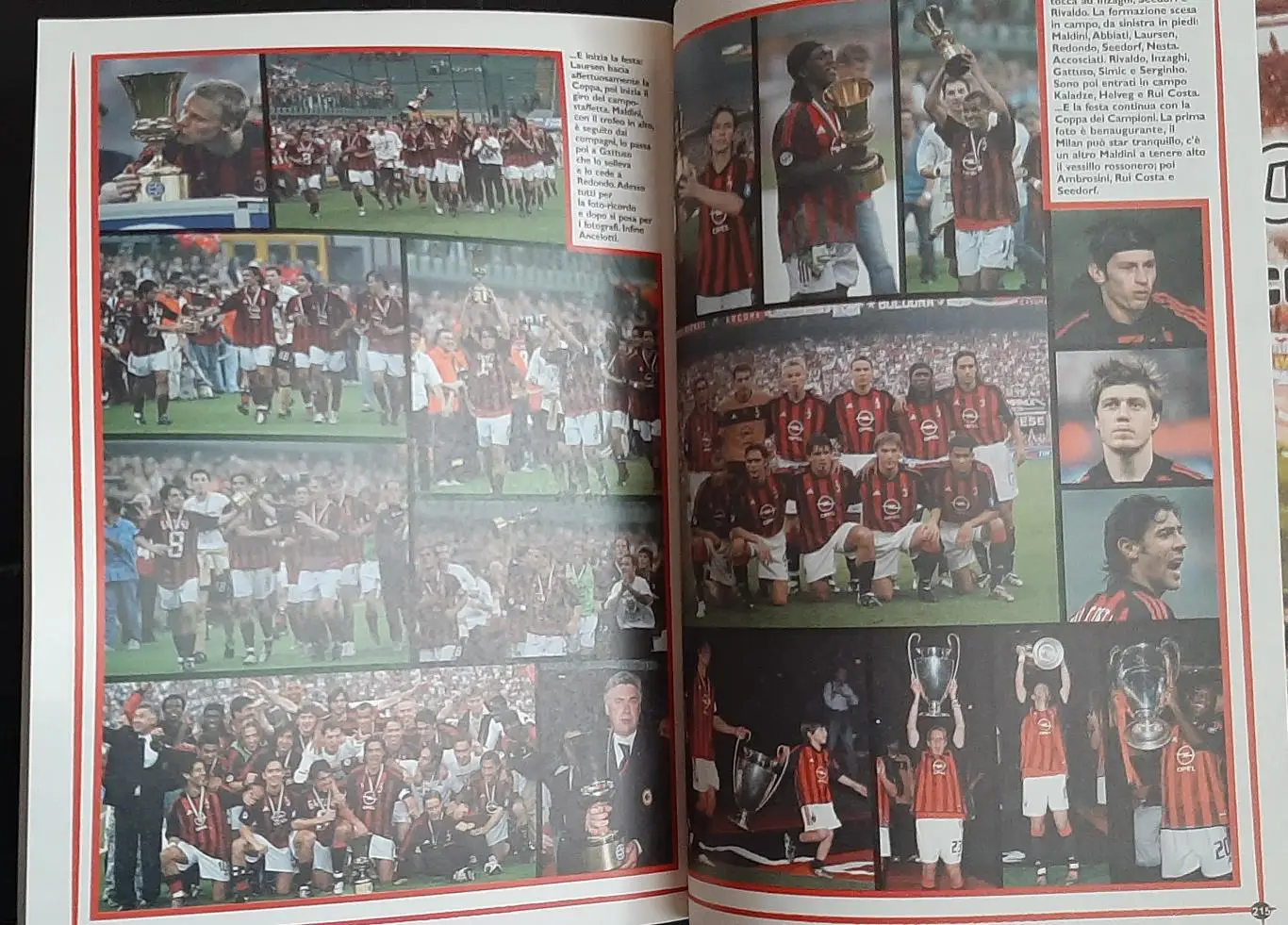 Milan/ Мілан Італія 2002/2003 Всі матчі сезону. Статистика,фото. 216 стр. 7