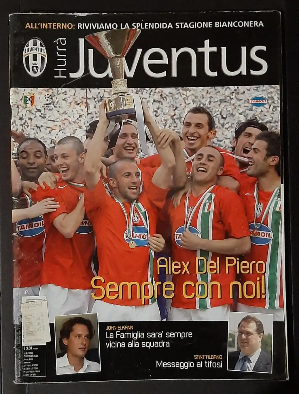 Клубний журнал Hurra Juventus (Ювентус) Чемпіон Італії 2005/06