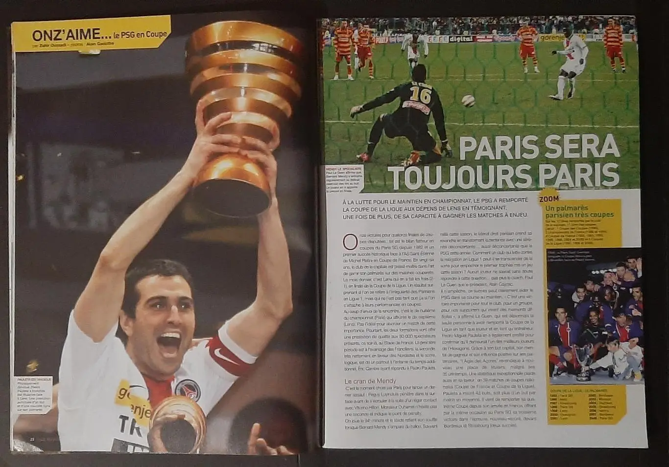 Журнал Onze / Онзе 2008 Постер двосторонній Діарра / Насрі формат А2 2