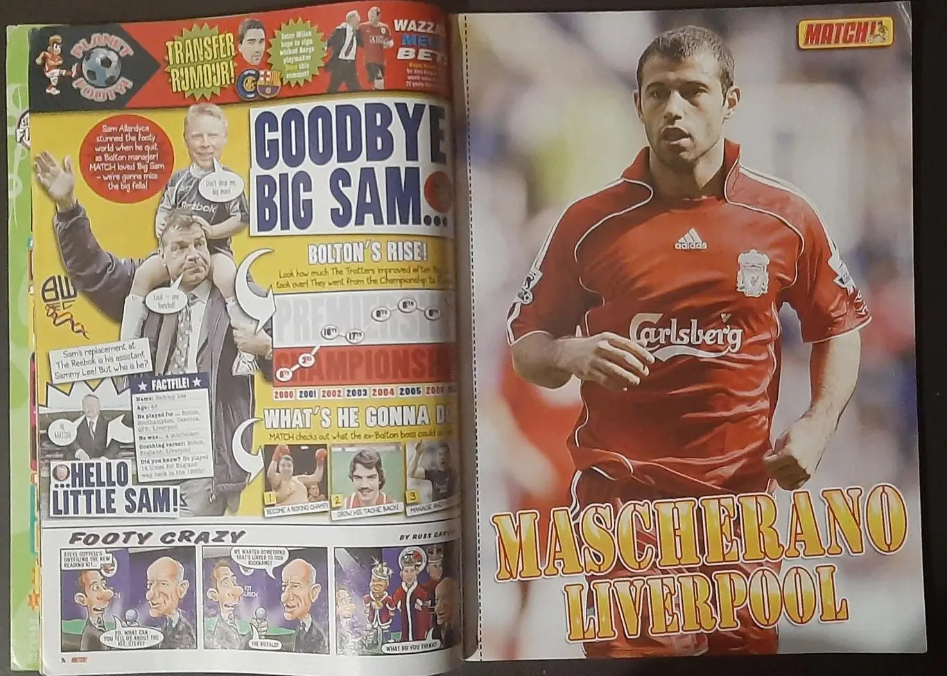Журнал Match Англія 2007 Постери Селтік... 2
