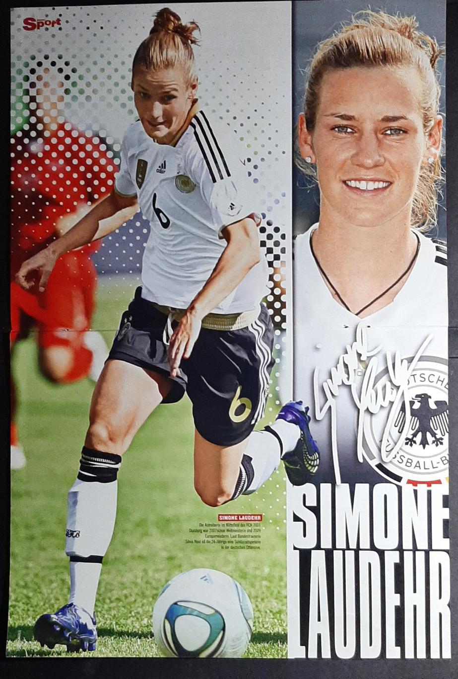 Постер Дірк Новіцкі / Сімоне Лаудер з журналу Bravo Sport (формат А3) 1
