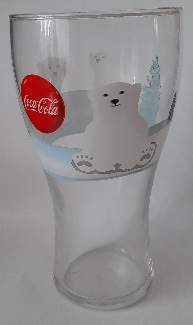 Склянка Coca - Cola Новорічна,ведмедики Ем -.0,3л 1