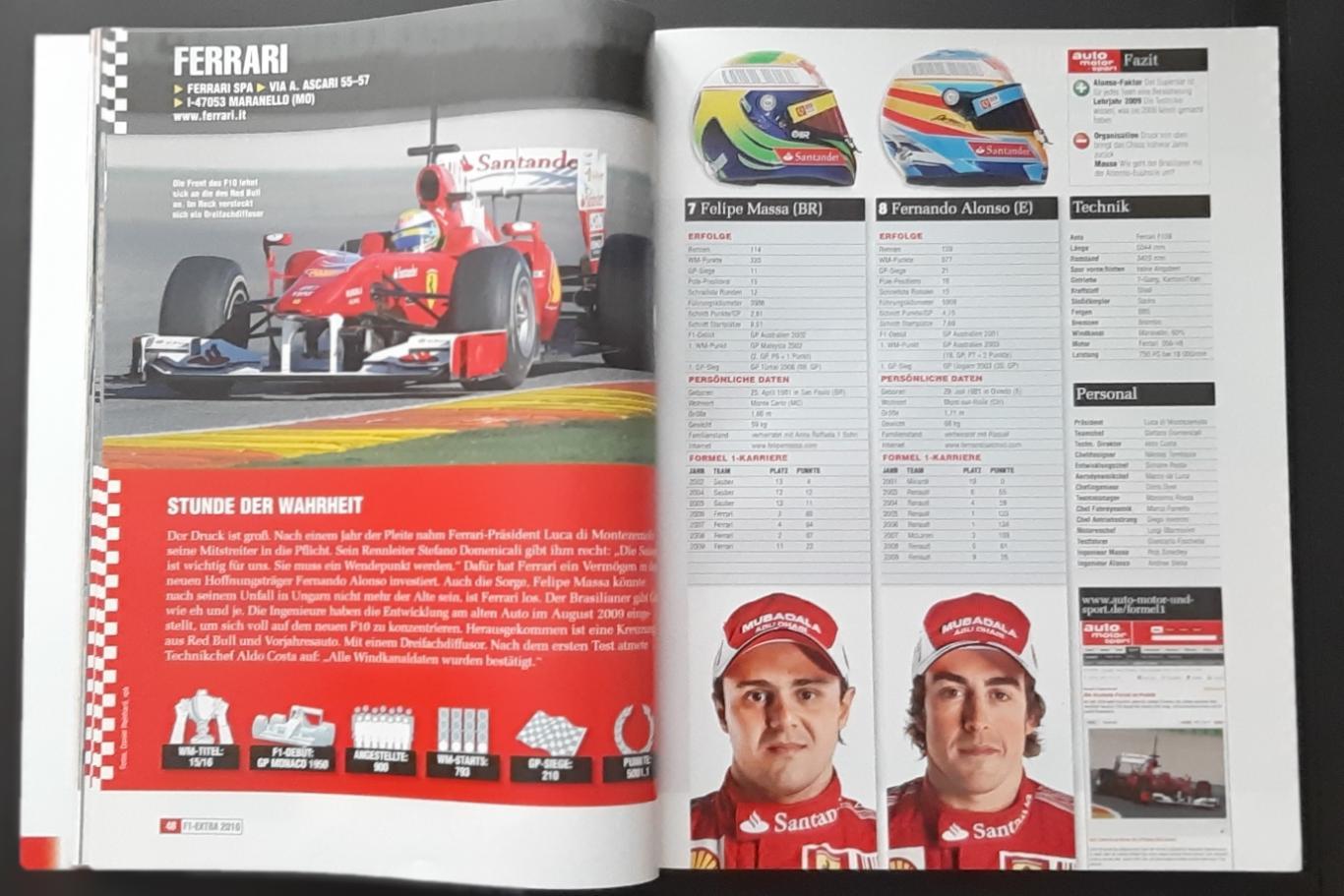 Журнал Формула 1 / Formel1 2010 Представлення команд до сезону. 4
