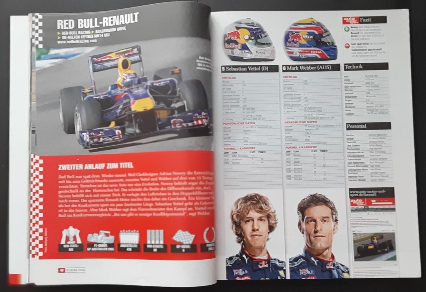 Журнал Формула 1 / Formel1 2010 Представлення команд до сезону. 3
