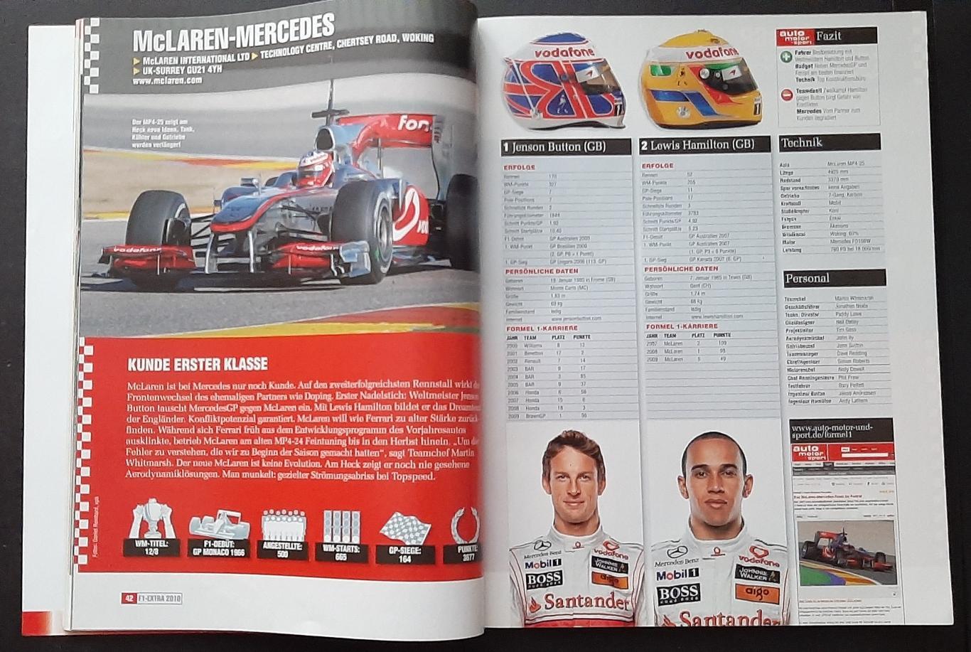 Журнал Формула 1 / Formel1 2010 Представлення команд до сезону. 1