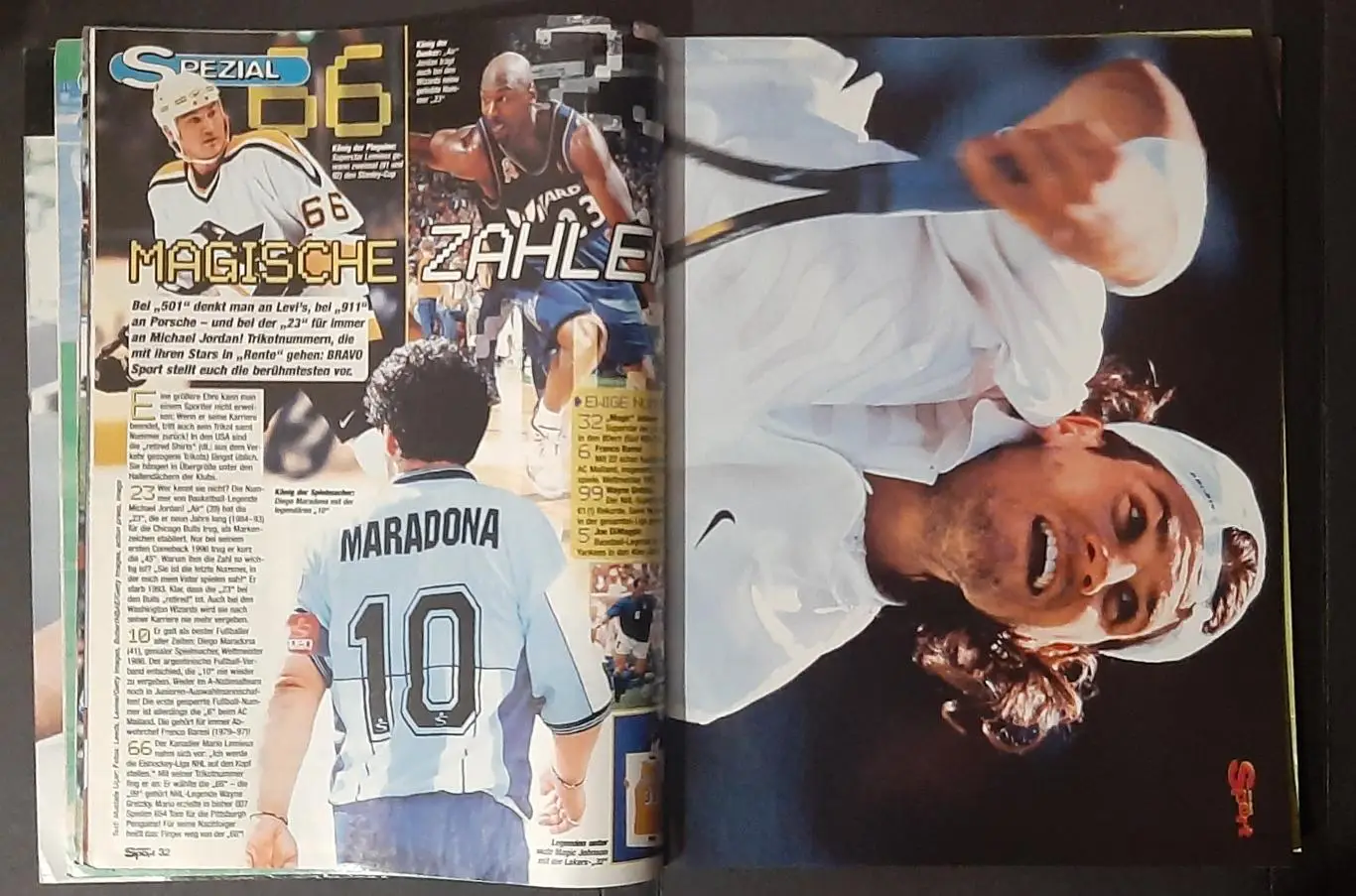 Журнал Bravo Sport #5 2002 Двосторонні постери Томмі Хаас/ Роналдо, скейт/Мпенза 3