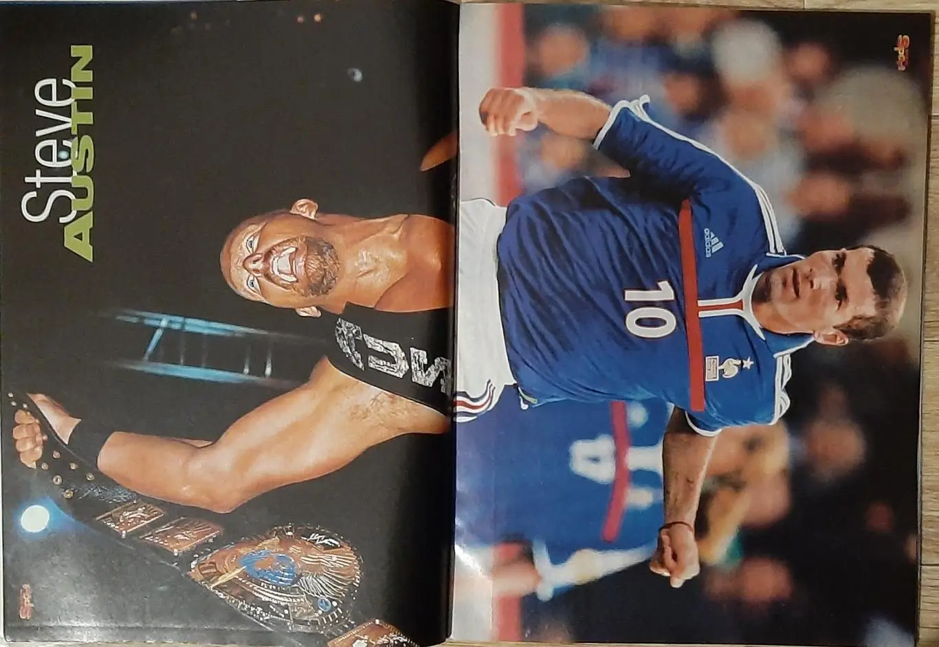 Журнал Bravo Sport 2001 Постер двосторонні Курнікова/ Остін; Зидан /Шумахери А3 4