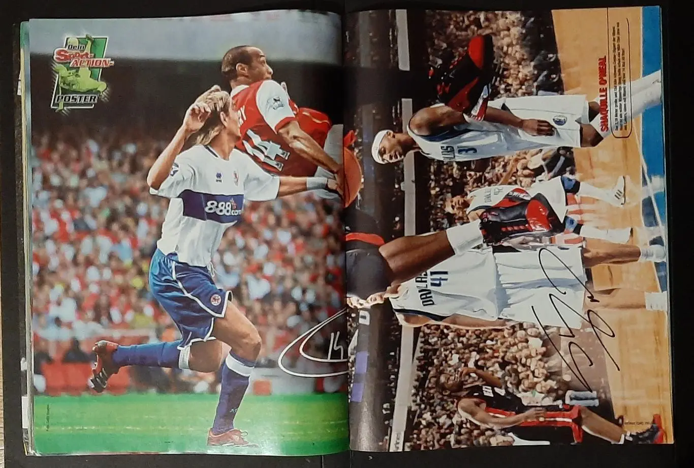 Журнал Bravo Sport 2007 постери двосторонні Фрінгс/ О'Ніл; Анрі/Лам формат А3 6