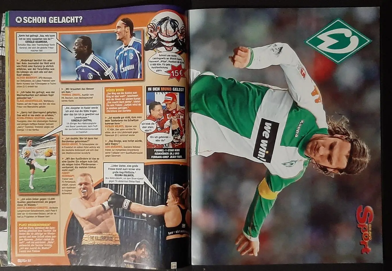 Журнал Bravo Sport 2007 постери двосторонні Фрінгс/ О'Ніл; Анрі/Лам формат А3 3