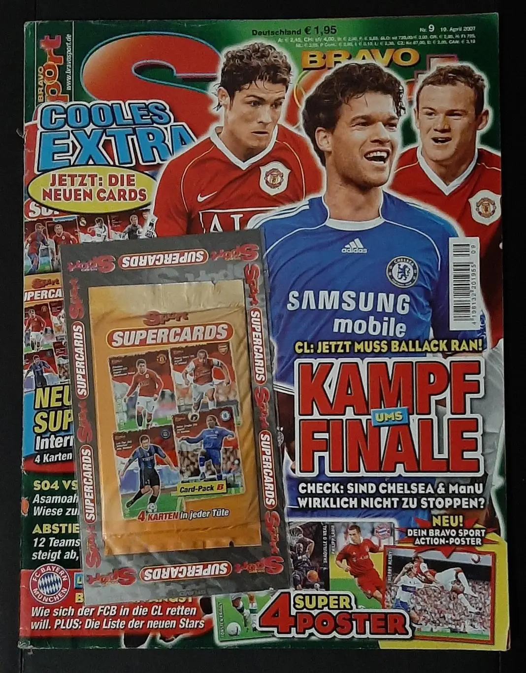 Журнал Bravo Sport 2007 постери двосторонні Фрінгс/ О'Ніл; Анрі/Лам формат А3