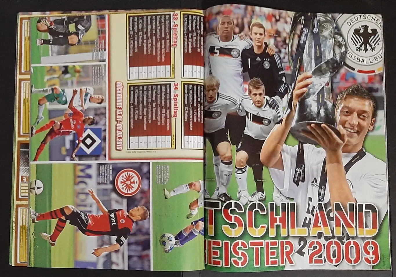 Bravo Sport 2009 Постер двосторонній календар бундесліги/Мессі формат А1 5