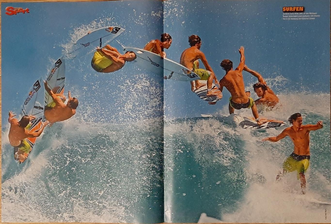 Постер двосторонній Лам/ серфінг з журналу Bravo Sport формат А3 1
