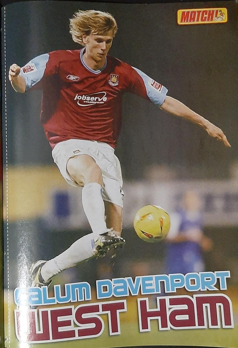 Постер Davenport / Девенпорт з журналу Match 2007