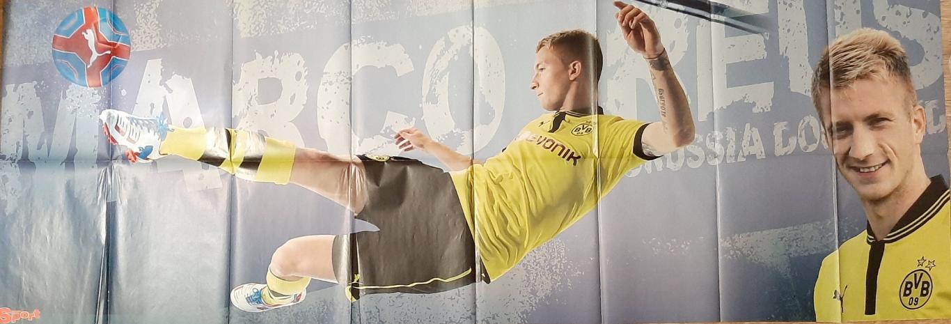 Постер двосторонній зб Німеччини / Марко Ройс з журналу Bravo Sport 2013 1