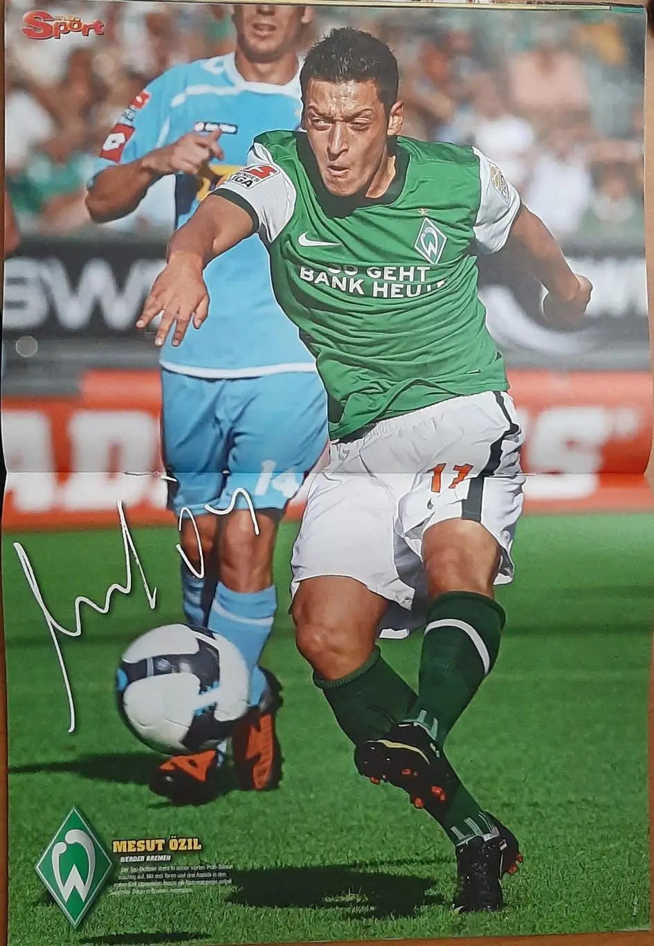 Журнал Bravo Sport 2009 Постер двосторонній Швайнштайгер / гравці Барселони 4