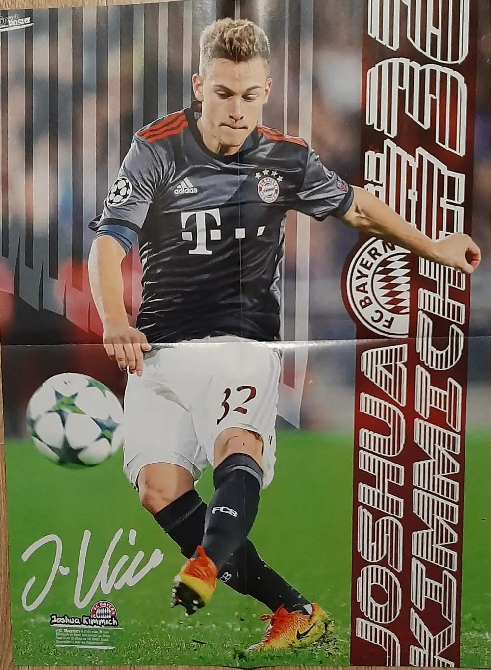 Постер двосторонній Санчес,Мессі,Левандовскі,Роналду,Ібрагімовіч,Обамеянг/Кімміх 1