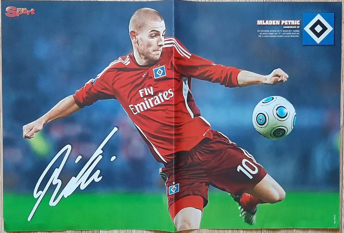 Постер двосторонній Ліверпуль / Петрич з журналу Bravo Sport 2009 1