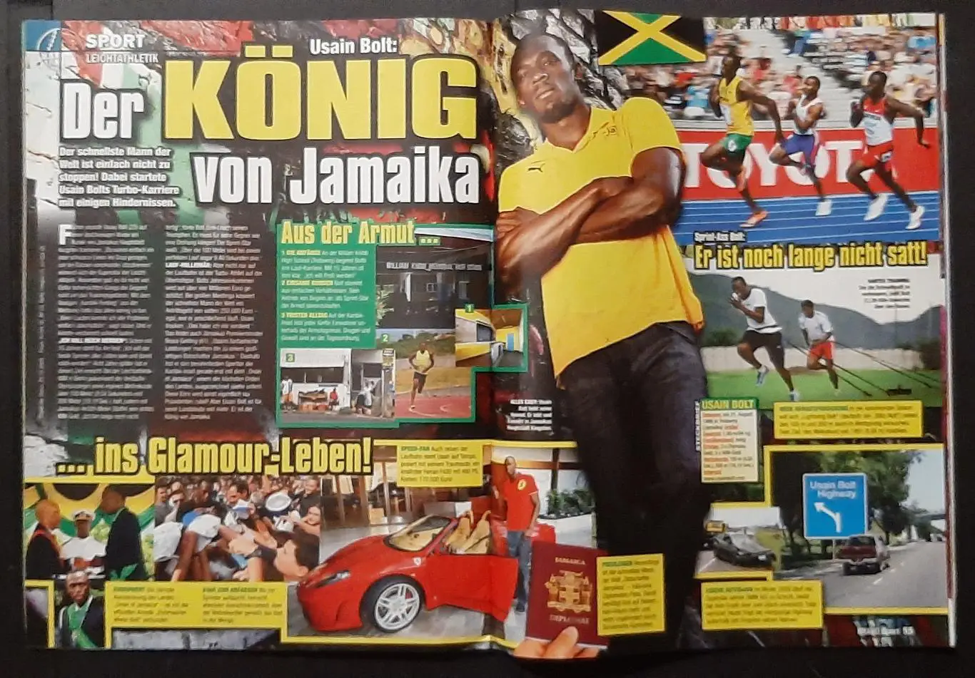 Журнал Bravo Sport 2009 постери двосторонні Адлер / Болт; Рібері / Роналду 7