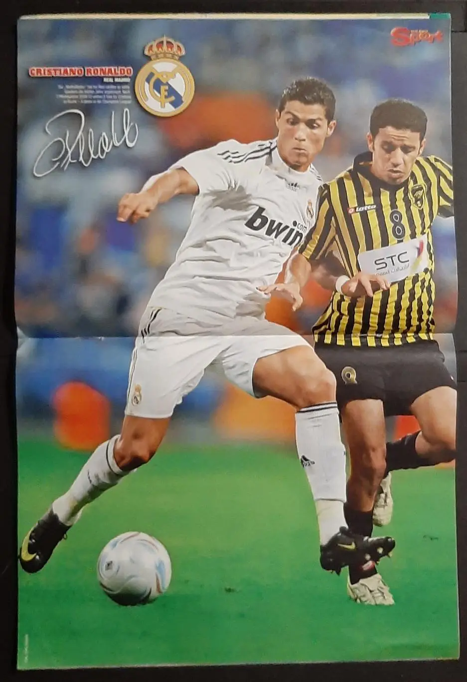 Журнал Bravo Sport 2009 постери двосторонні Адлер / Болт; Рібері / Роналду 5