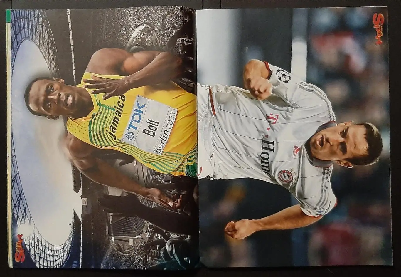 Журнал Bravo Sport 2009 постери двосторонні Адлер / Болт; Рібері / Роналду 4