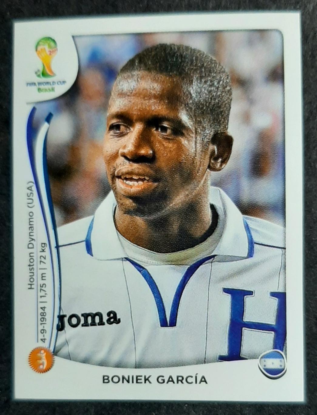 Наклейка Panini Boniek Garcia #403 FIFA World Cup 2014