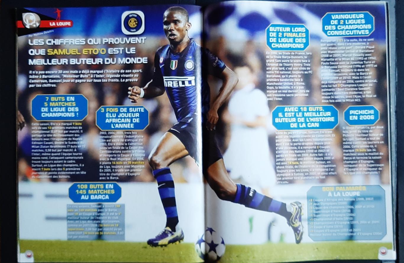 Журнал Planete Foot 2010/11 (Франція) Постер двосторонній Drogba/Valbuena 6